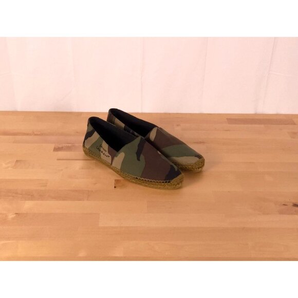 Saint Laurent Camouflage Espadrilles Size 43 EU / US 10 Made In Spain - Picture 6 of 13